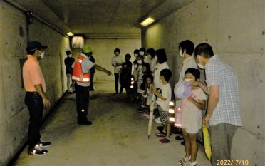 地下道（通学路）の防犯ブザー訓練を実施しました🚔