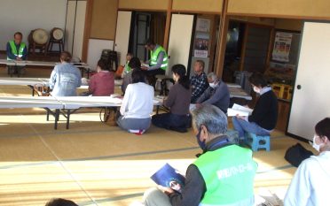 東二自治会連合会で防犯ブザー訓練をおこないました